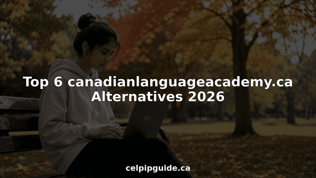 Student preparing for language exam online at home