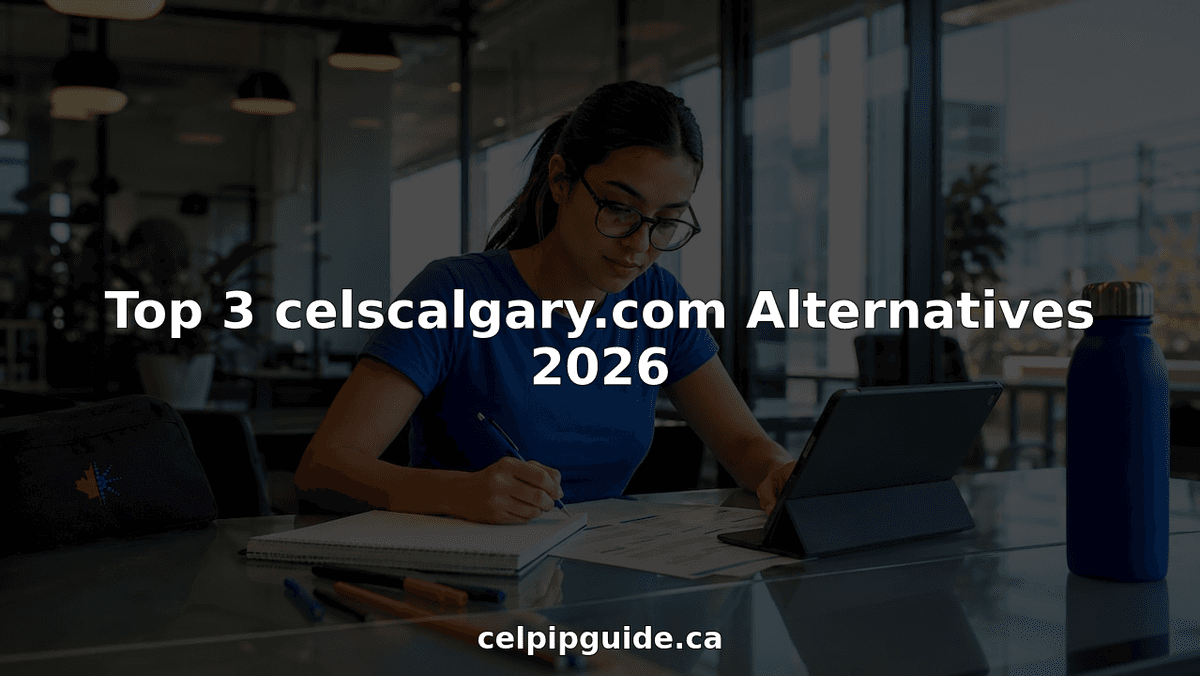 Student studying CELPIP test prep alternatives