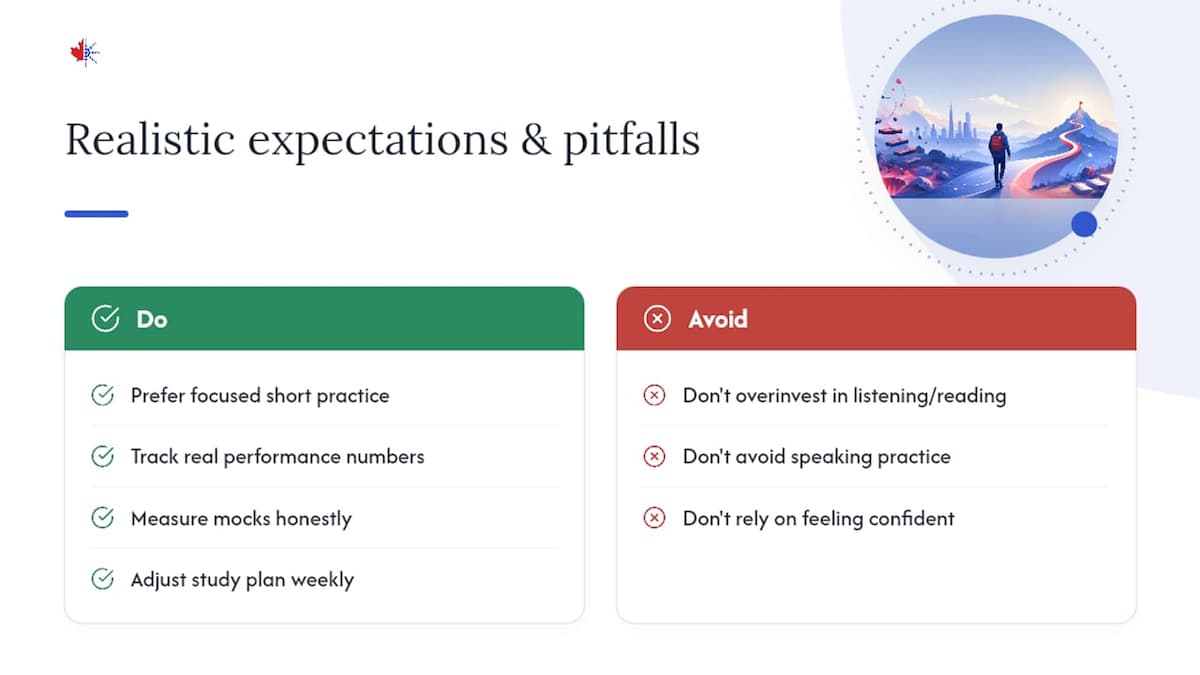 Realistic expectations and pitfalls to avoid — overview diagram