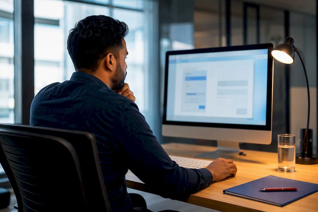 Candidate reviewing CELPIP score account