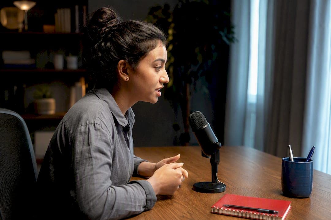 Candidate practising a CELPIP speaking response